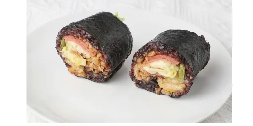 Bursting Cheese Purple Rice Roll