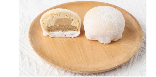 Caramel Latte Mochi Bites