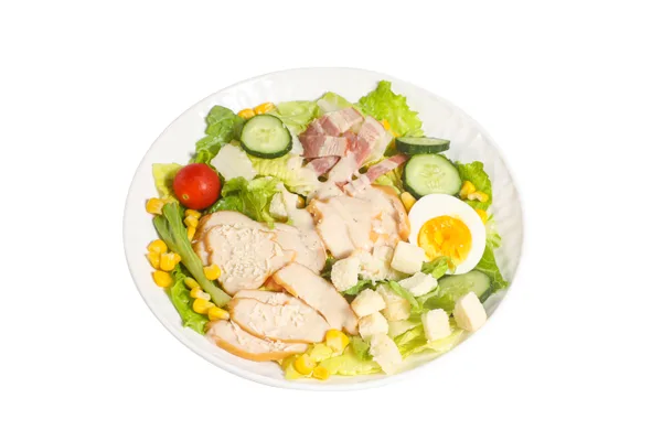 Classic Caesar Salad with Smoked Chicken