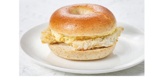 Crispy Chicken & Scrambled Egg Bagel