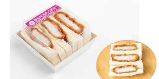 Crispy Thick-Cut Pork Cutlet Sandwich