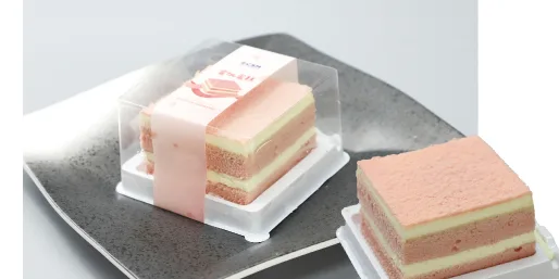 Elegant Peach Velvet Cake