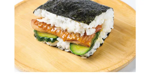 Honey Cheese Chicken Onigiri