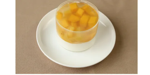Luscious Mango Milk Pudding
