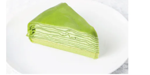 Pistachio Mille Crêpe Cake