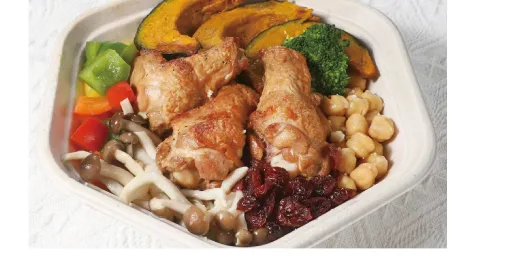 Roasted Chicken Thigh Power Bowl