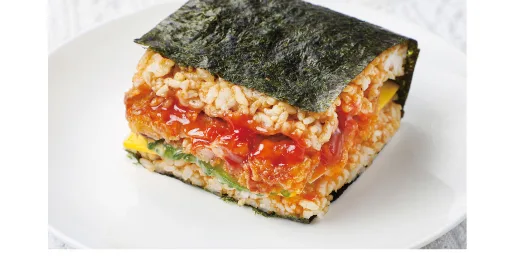 Sweet & Spicy Fried Chicken Onigiri