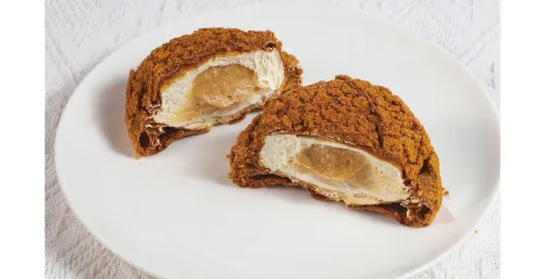 Toffee Cookie Cream Puffs