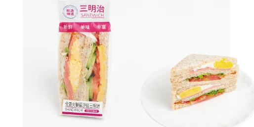 Wholesome Ham & Egg Salad Sandwich