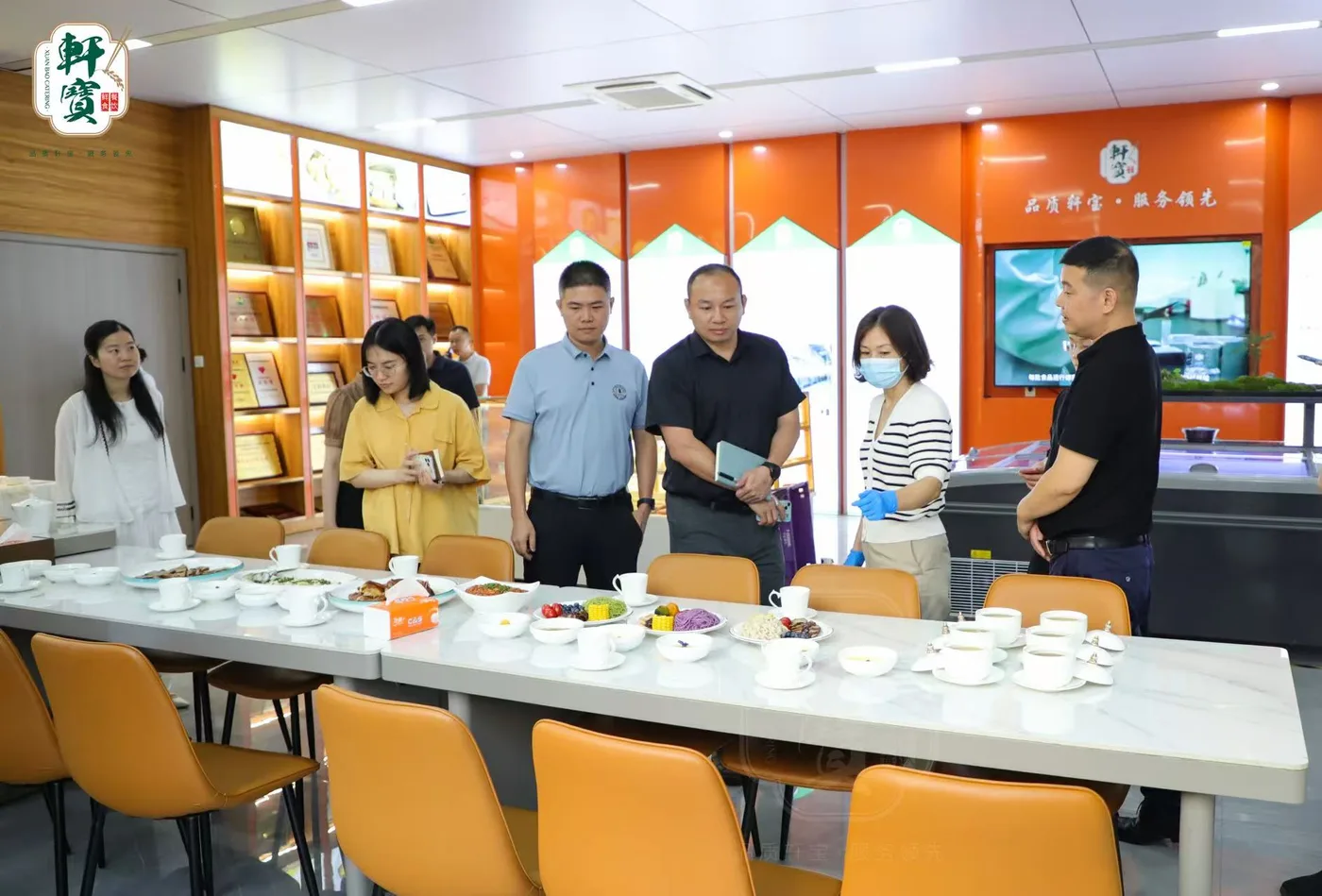 Tasting session at our showroom